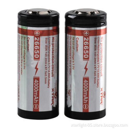 Battery, 26650, 4,000mAh ,designed for high-performance flashlights and electronic cigarette